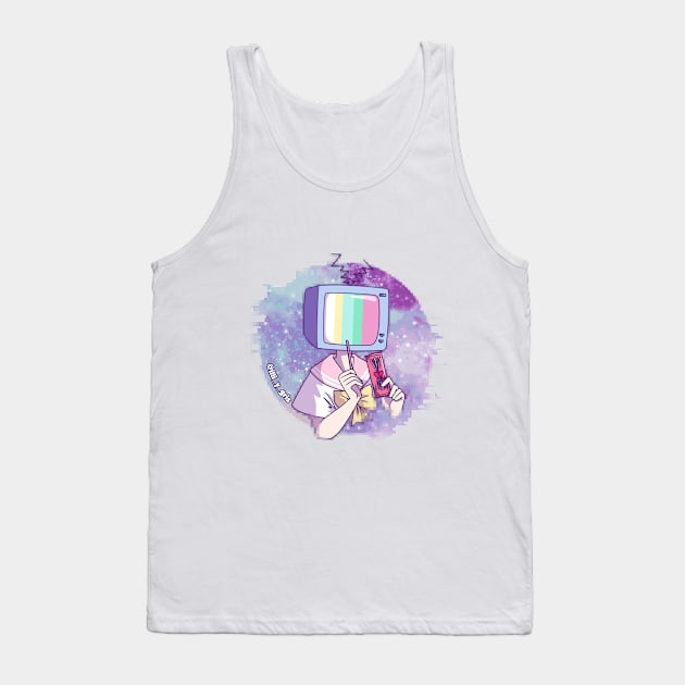 T.V.Girl Tank Top by Illi & Gris